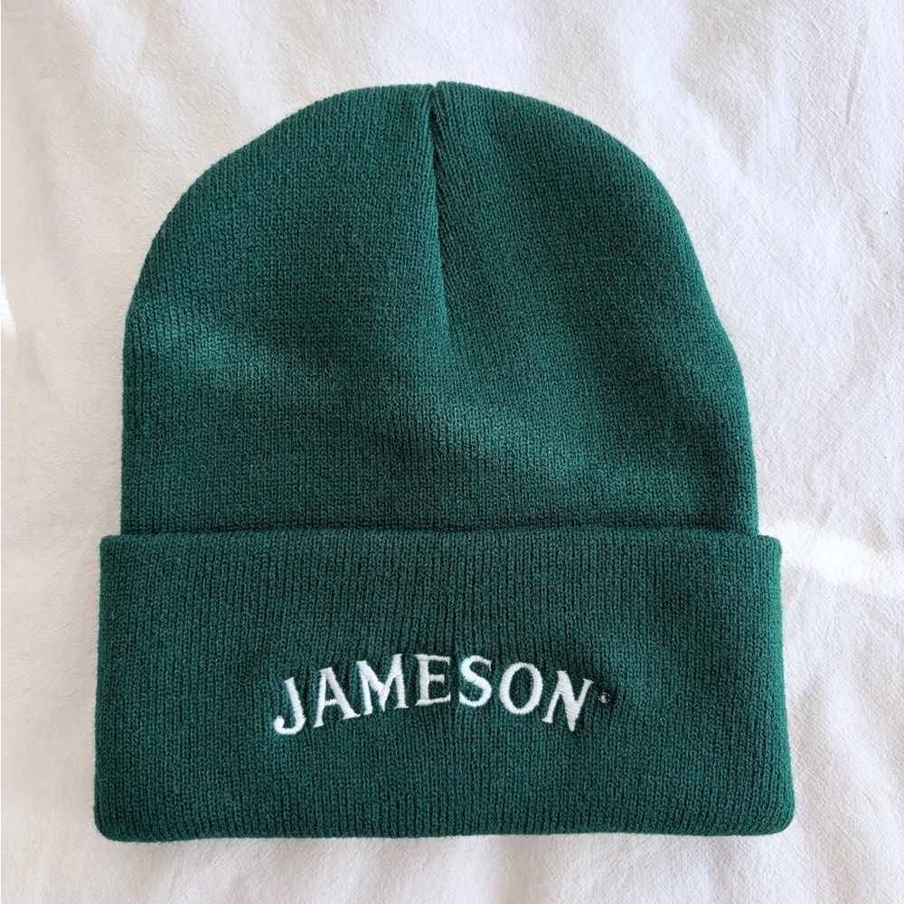 Jameson Green Knit Beanie Hat